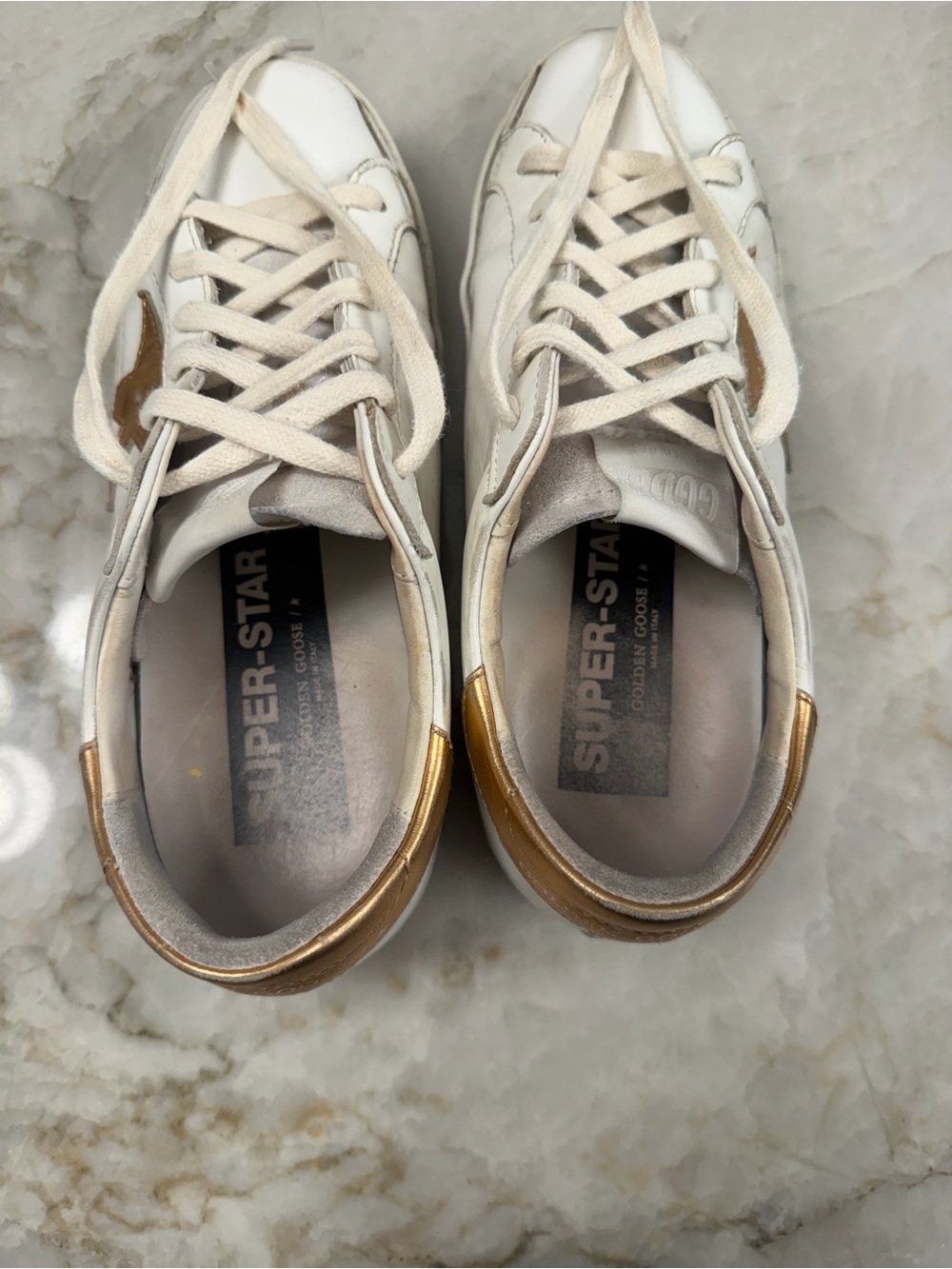 Golden Goose Superstar White & Rosegold - Picture 6 of 9